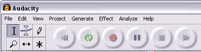 record in audacity